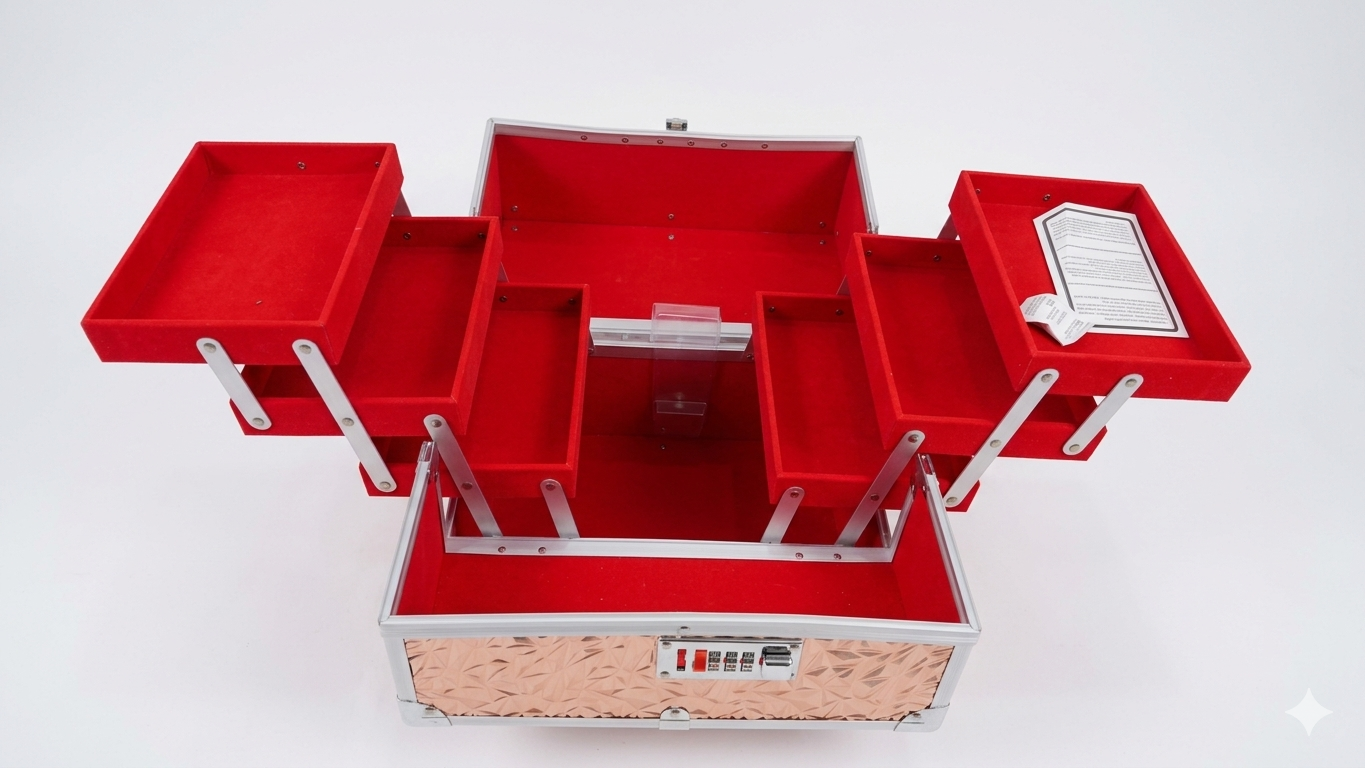 Cosmetic hamper box ( Red )