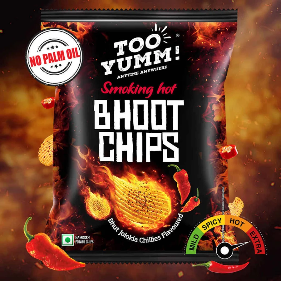 Too Yumm! Smoking Hot Bhoot Potato Chips