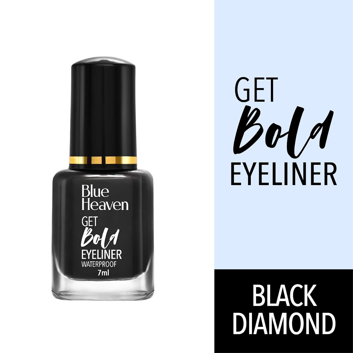Blue Heaven Get Bold Matte Finish Eyeliner Gel (Black,