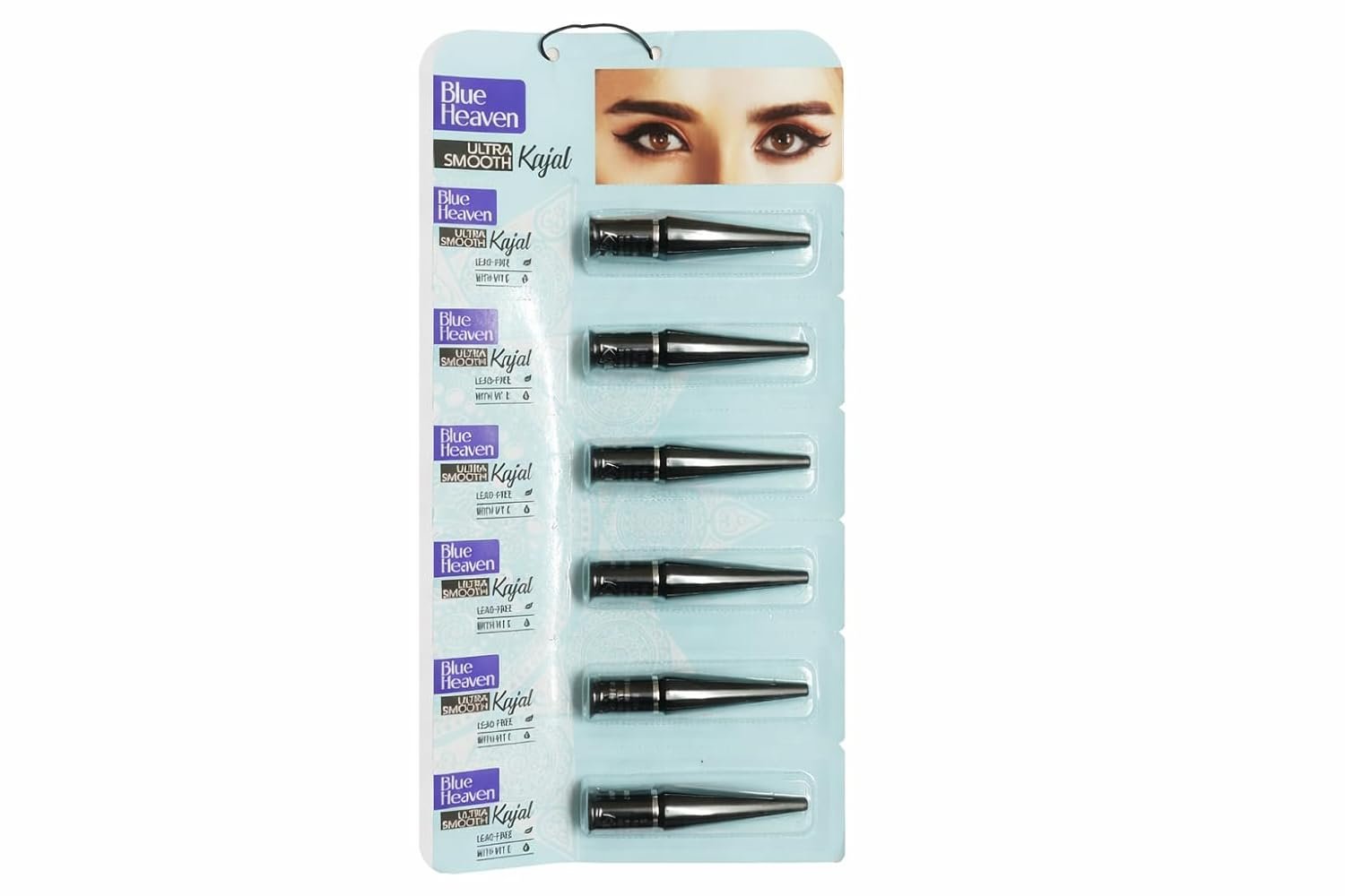 Blue Heaven Pencil Kajal Indian, Black, ( Pack of 3 )